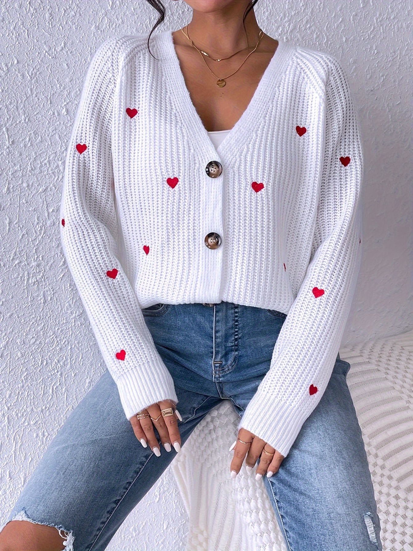 Women's Heart Cardigan