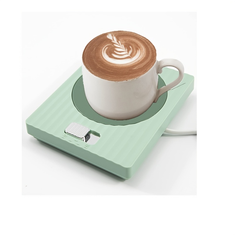 Calentador de taza de café, calentador eléctrico con  alimentación USB, calentador de taza de café, taza de café para uso en  casa, taza de café para café, leche, té, agua (5.1