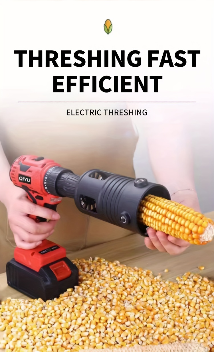 Small Household Corn Threshing Machine, Electric Corn Threshing Machine,  Electric Drill Manual Corn Threshing Tool, Kitchen Accessories Kitchen  Stuff Small Kitchen Appliance - Temu