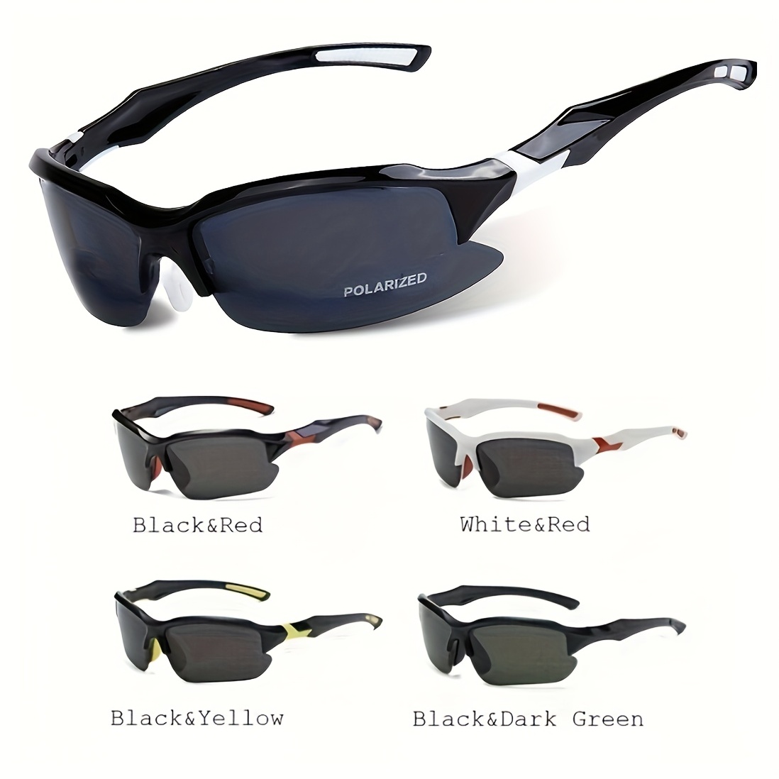 Mens Fashion Casual Sports Professional Uv 400 Polarized Glasses For  Cycling Golf Fishing Running - Jewelry & Accessories - Temu