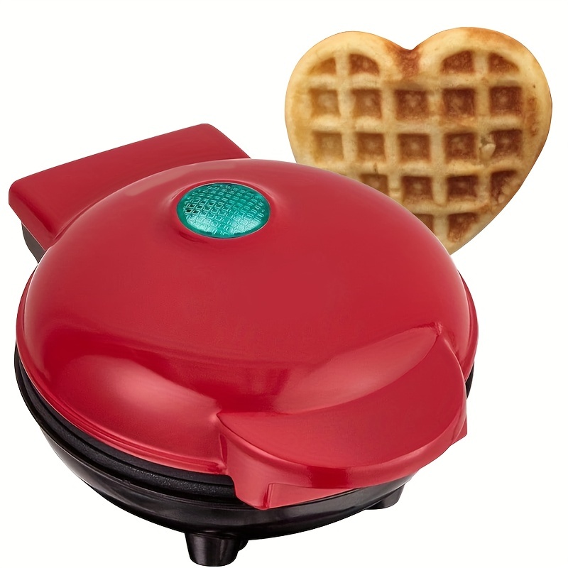 1pc Mini Waffle Maker, Non-stick Waffle Iron For Kids, Pancakes, Waffles,  Paninis, Breakfast, Lunch, Snack, Home Cooking Machine