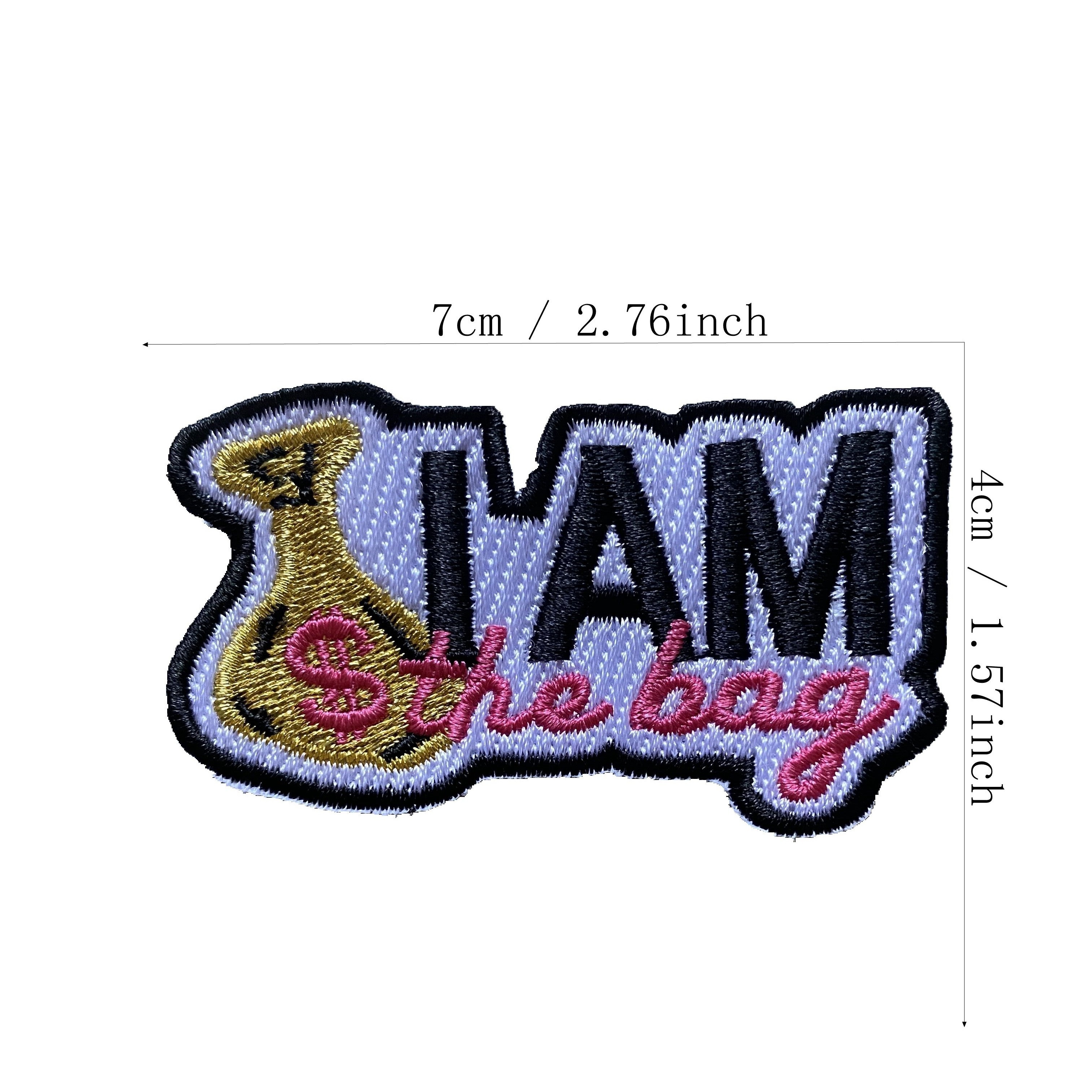 Embroidered Money Bag Patches Diy Clothing Decoration For - Temu