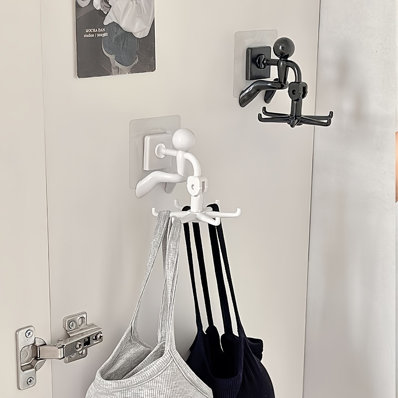 Storage Small Man Hook No Punching No Trace Bathroom Kitchen - Temu