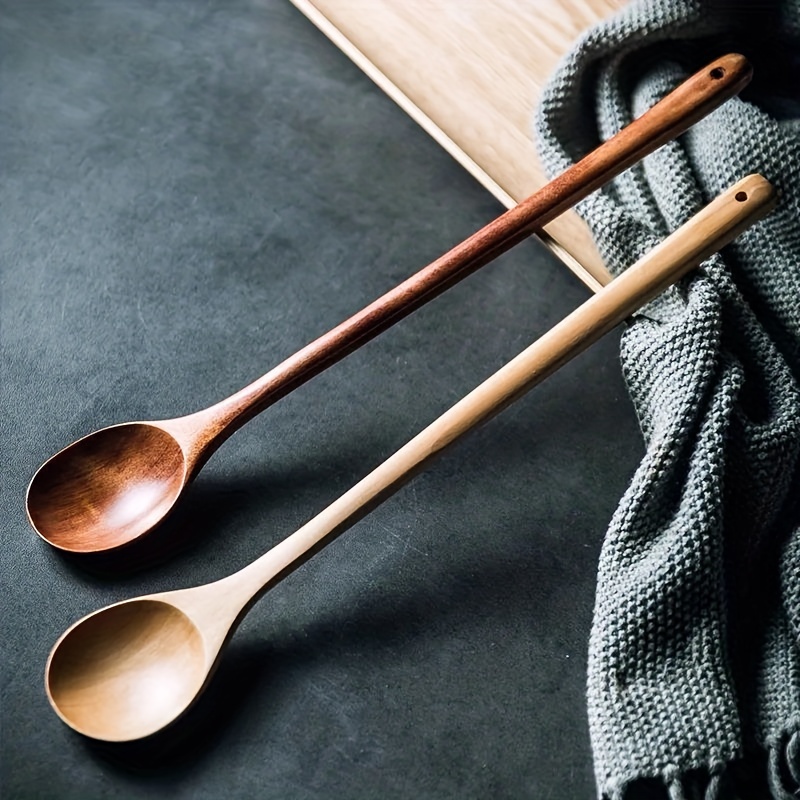 1 cuchara de sopa cuchara de madera cuchara de ramen cuchara - Temu