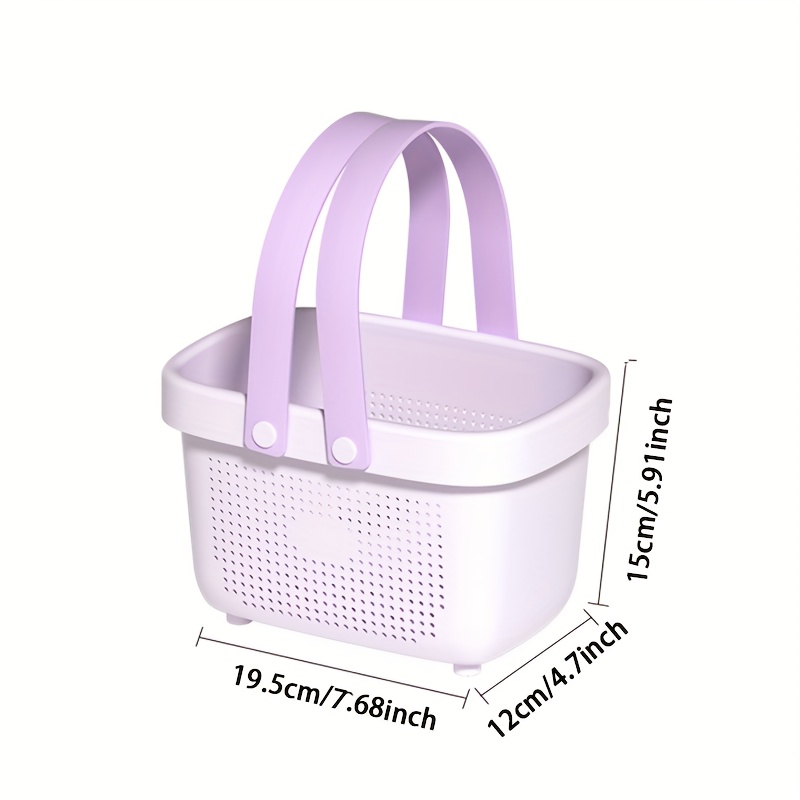 Reinforced Storage Basket Bathroom Toiletries Storage - Temu