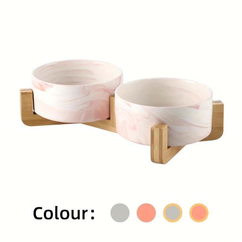 Non slip Raised Pet Food Bowls With Stand For Dogs And Cats - Temu