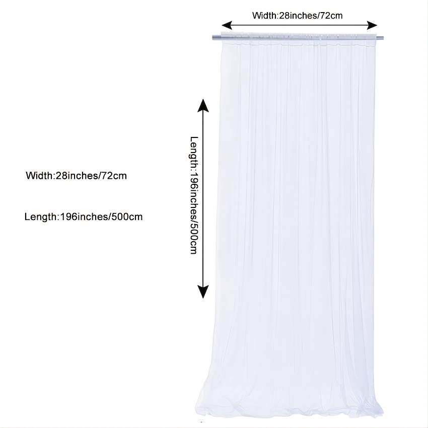 Length 500cm/Width 72cm Wedding Arch Draping Fabric,Wedding Arch