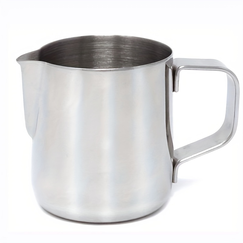 Milk Frothing Pitcher, Stainless Steel Espresso Steaming Pitchers, Coffee  Milk Frother Jug For Espresso Machines Cappuccino Latte Art, Pour Cup,  Halloween Christmas Wedding Birthday Gift Coffee Maker Accessories - Temu  United Arab