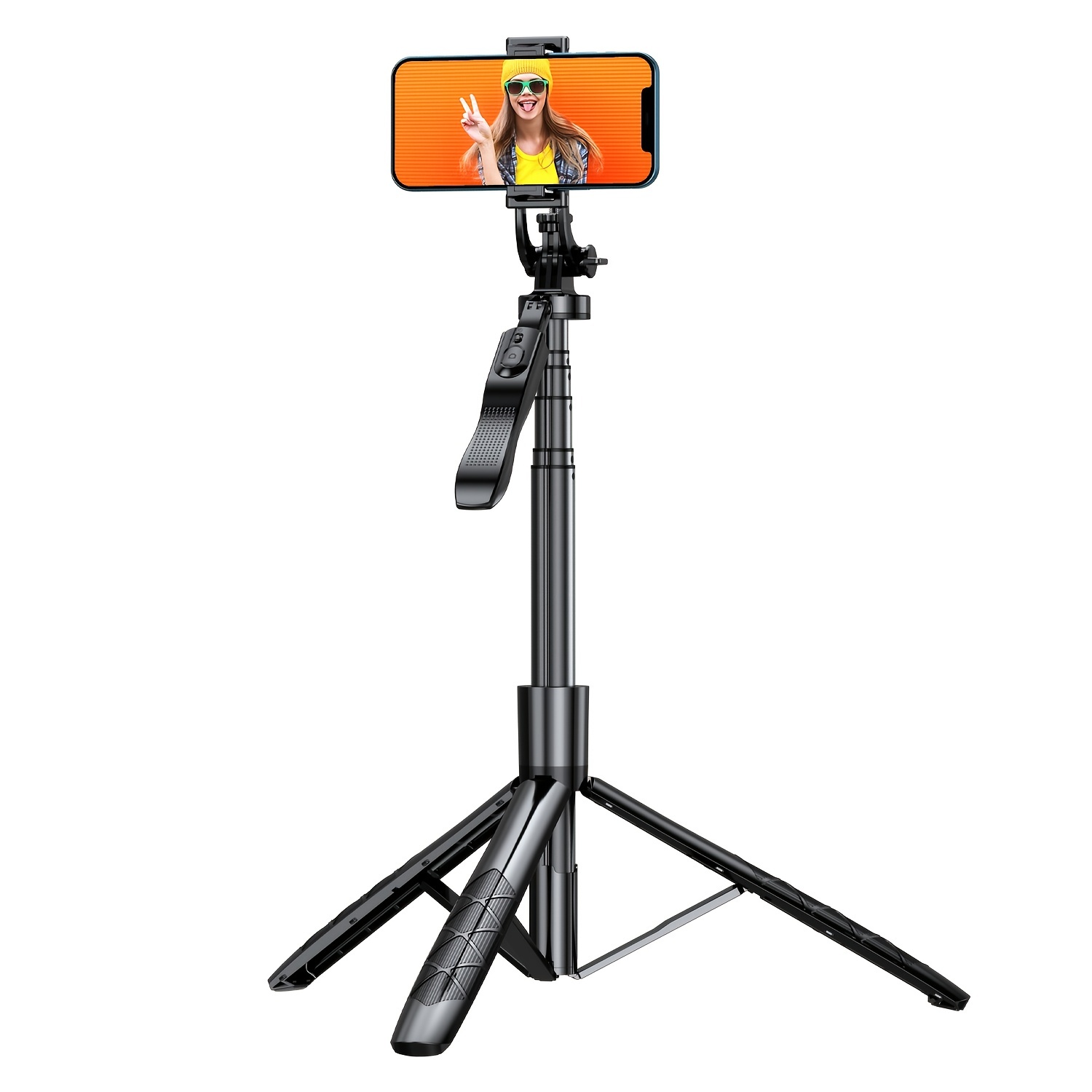 Trípode Selfie Stick, trípode plegable todo en uno con control remoto y 360  grados LingWen 8390611495008