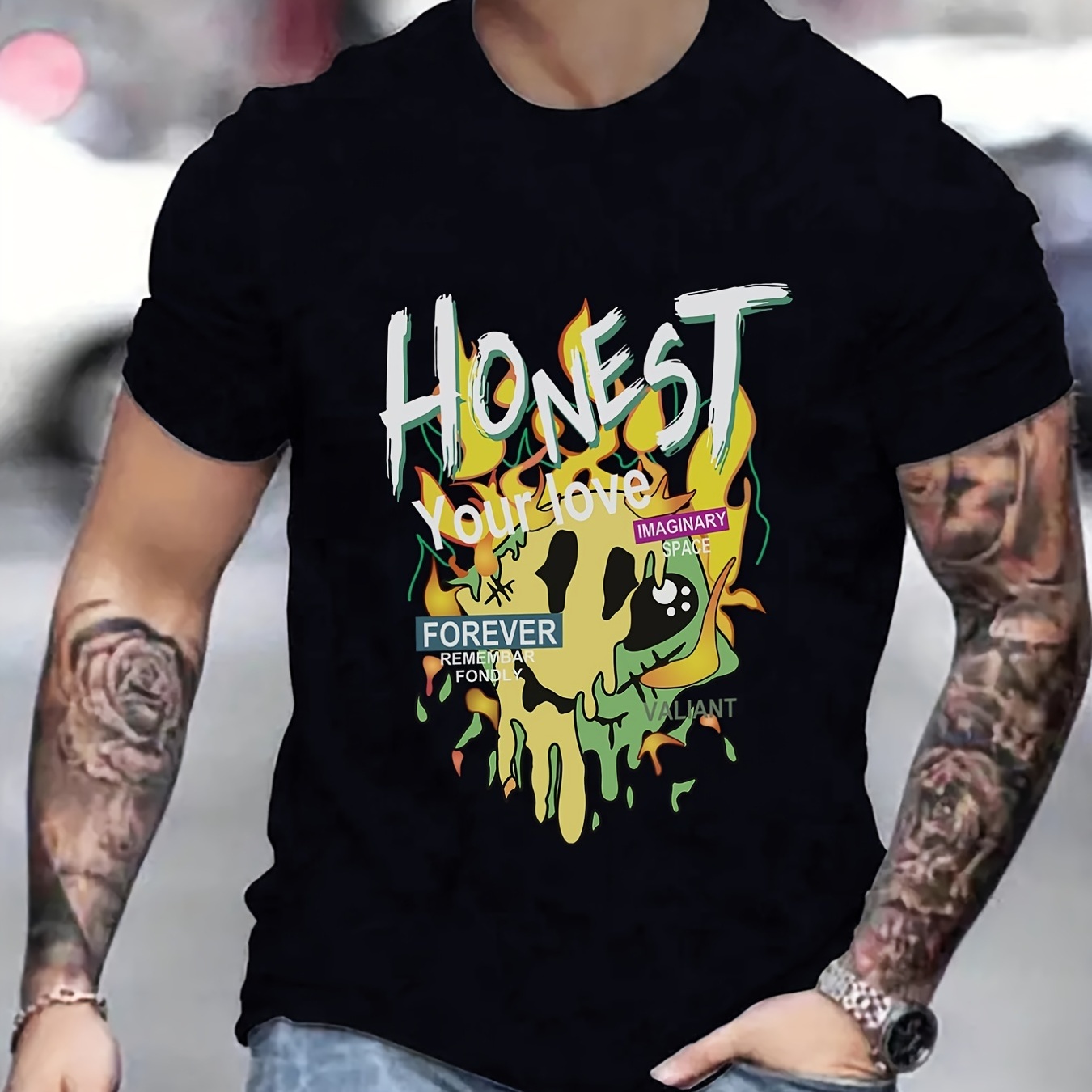 Camisetas De Moda Con Estampado De Patrones Surtidos Para Hombres De ...