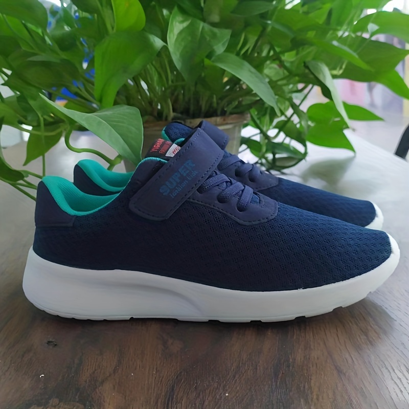 Women's Mesh Sports Shoes Breathable Hook & Loop Sneakers