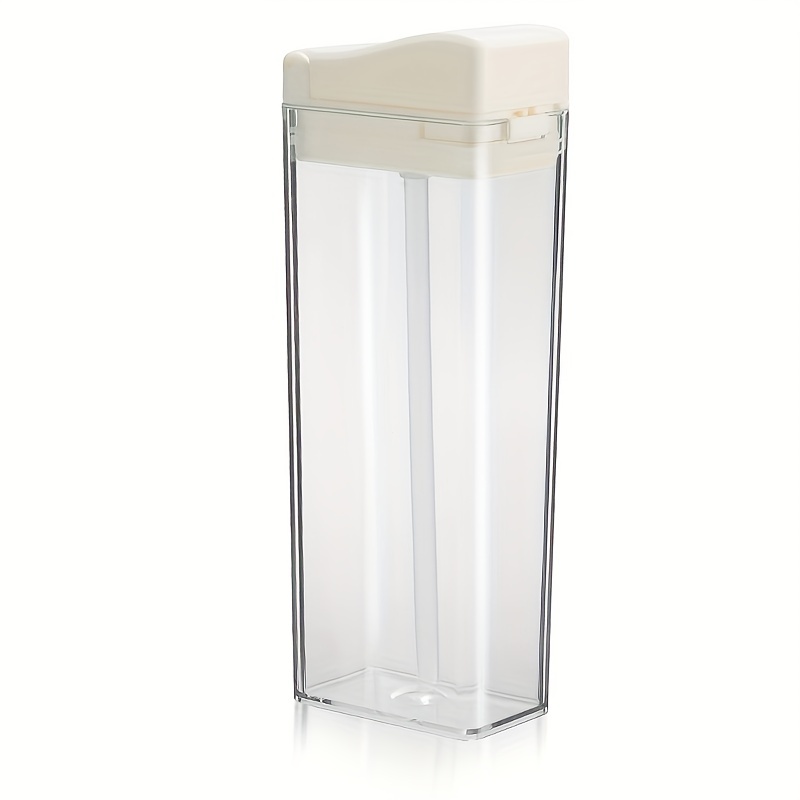 Tall Clear Plastic Pedestal Cylinder Container 83oz