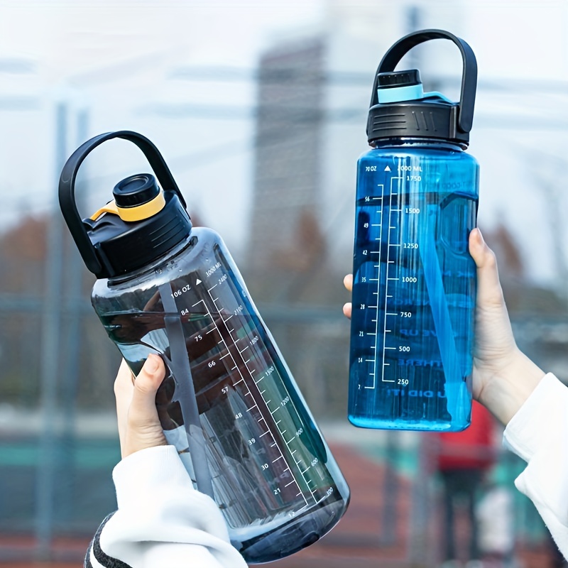 1pc Botella Agua Motivacional Botellas Agua Plástico - Temu