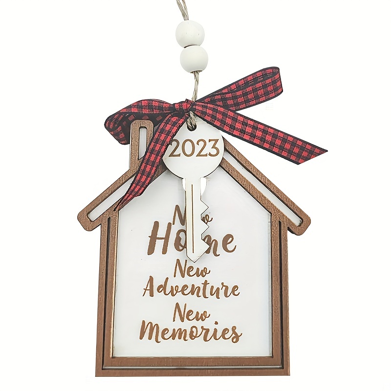Double-sided Printed Wooden Hangings,neighbor Christmas Ornaments, Christmas  Decorations, Christmas Neighbor Gift, New Home Gifts For Home Owner Ideas,  Housewarming Gift - Temu