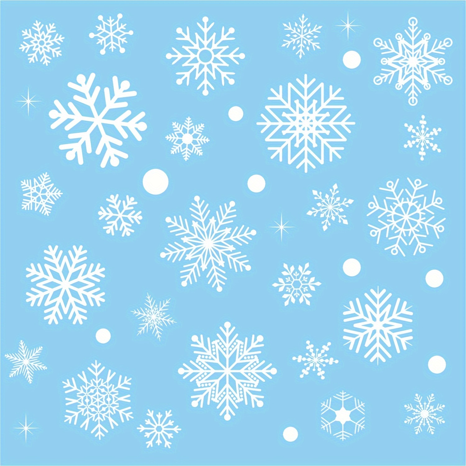 Snowflake Window Stickers Christmas Decorations Winter Door - Temu Austria