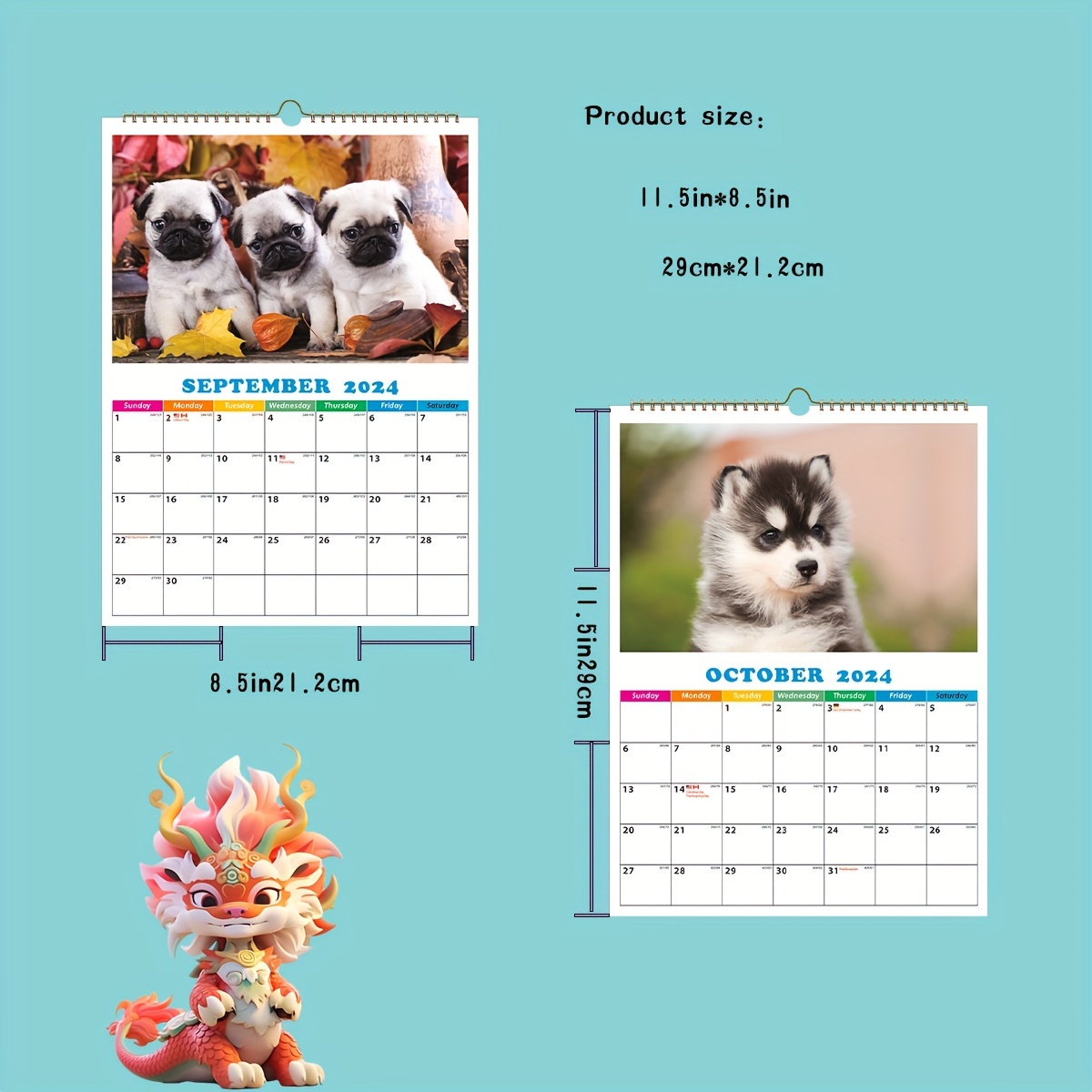 A4 Size Pet Dog Calendar A Different High definition Dog - Temu