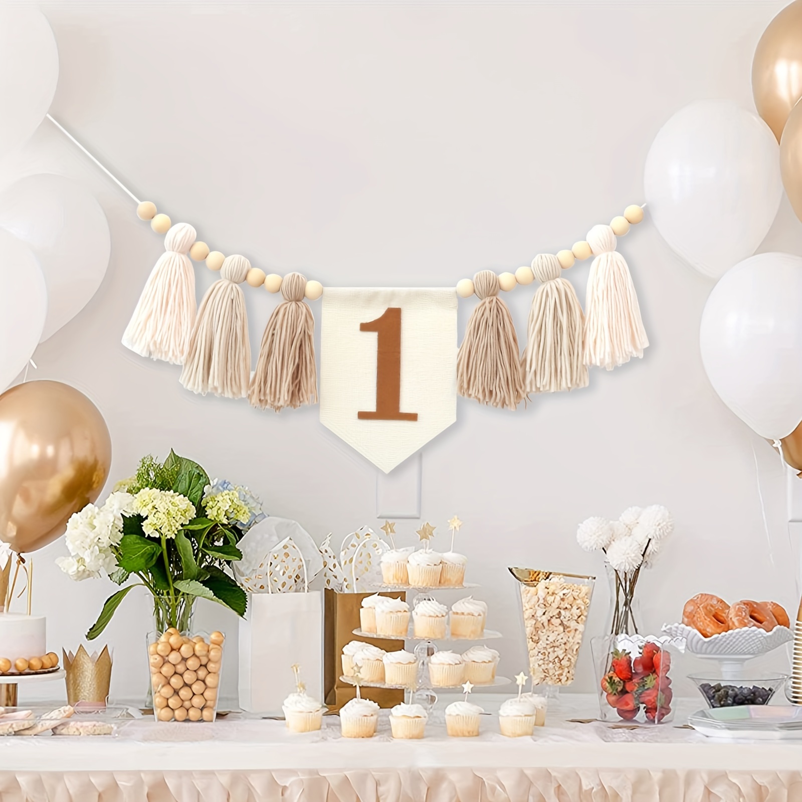 Handmade Boho High Chair Tassel Garland Shower Party Decorations