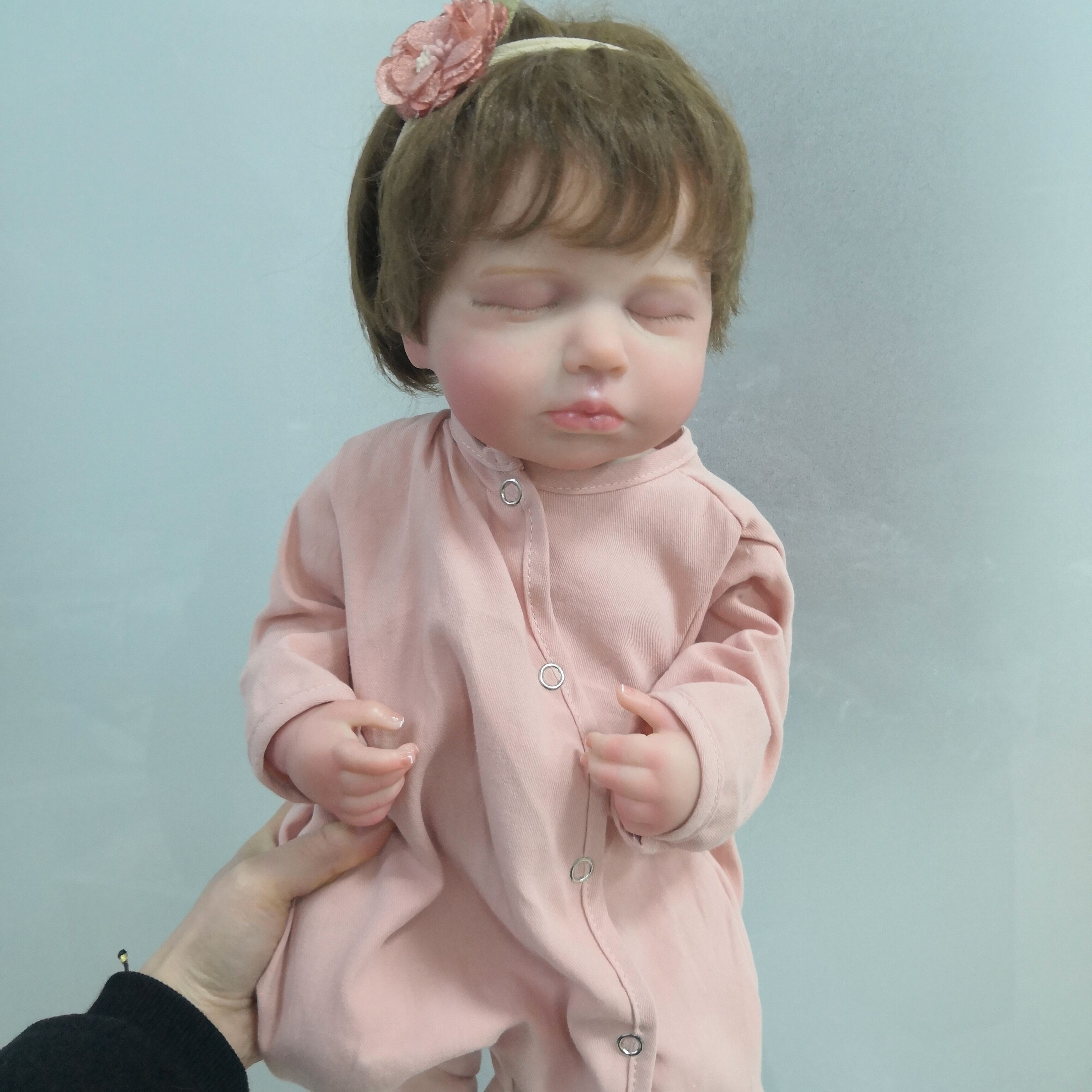 Full Body Silicone Reborn Toddler Girl Doll 3d Skin Tone - Temu