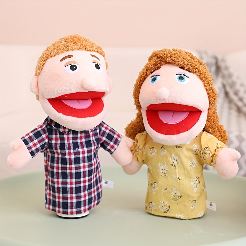 Family Hand Puppet Doll Plush Toy Performance Props Doll - Temu