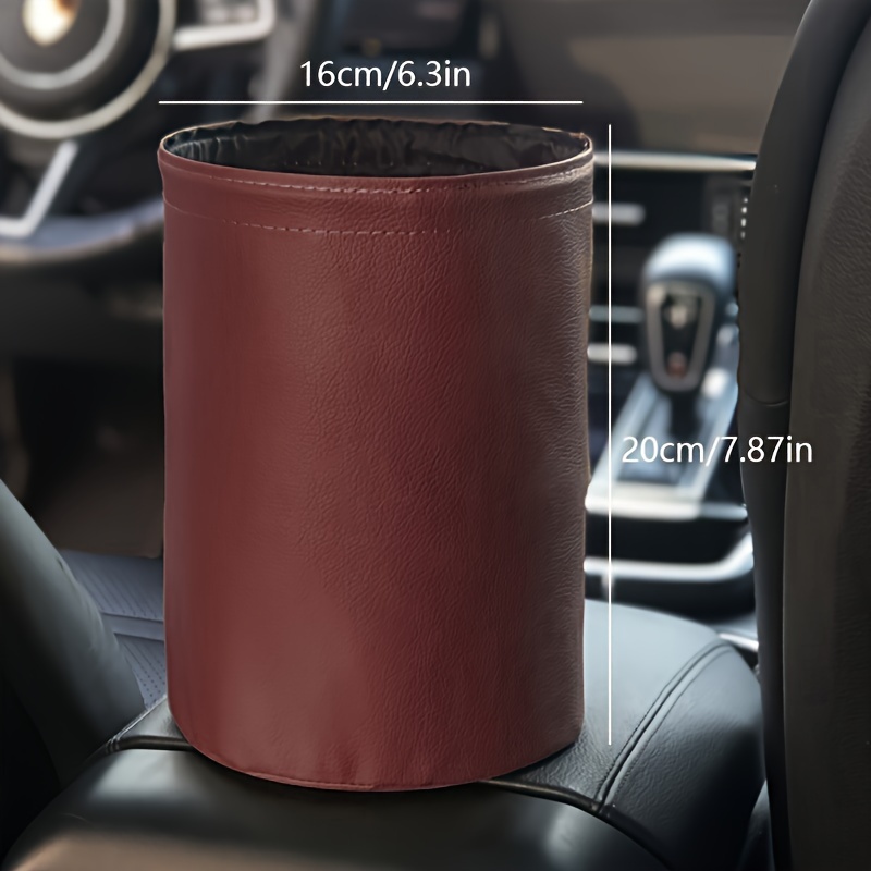 Portable Car Supplies Car Seat Back Trash Can Multi - Temu