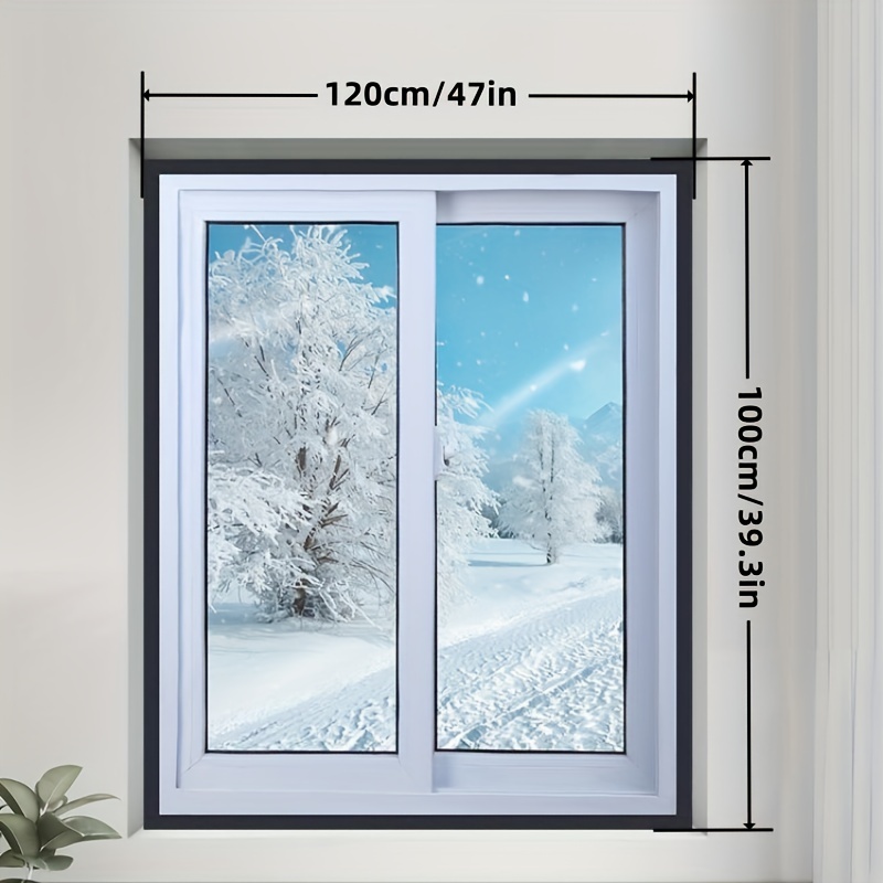 1 Stück Fenster Isolierfolie Stanzfreie Kältebeständige - Temu