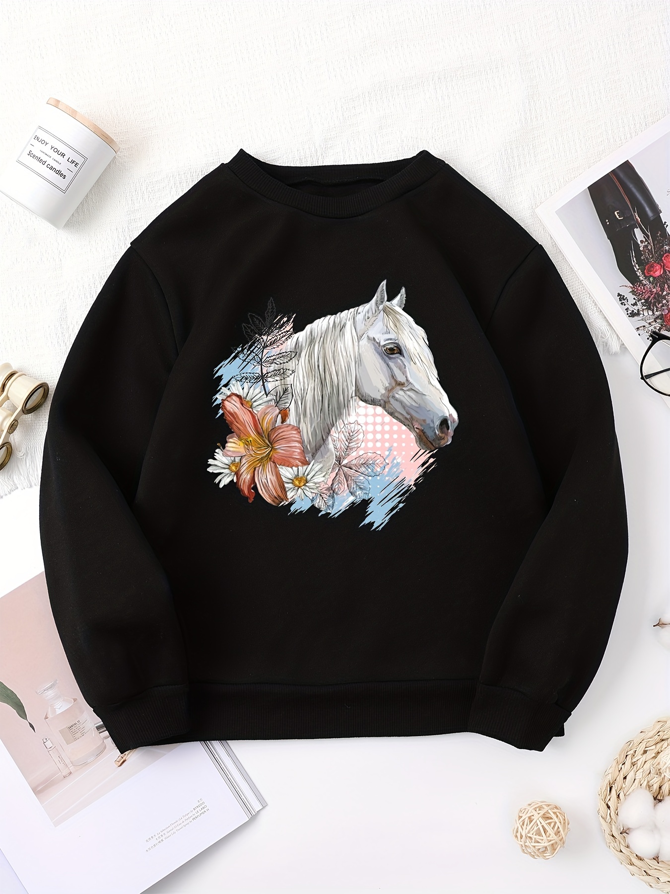 Moletom de hot sale cavalo feminino