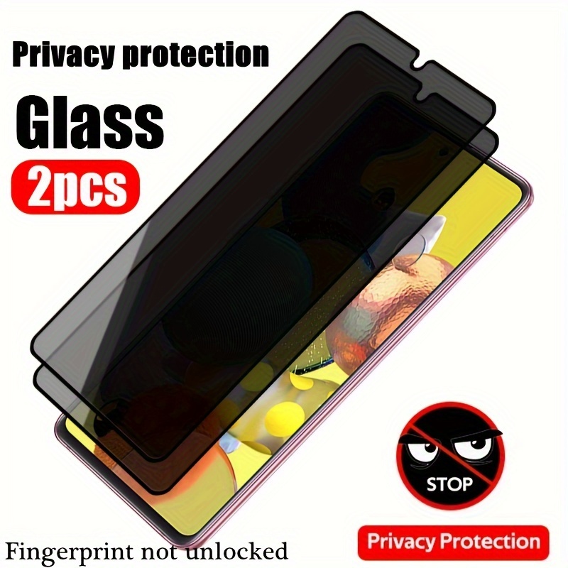 Film Protection Protecteur d'Ecran Verre Trempe Privacy S08 pour Samsung  Galaxy A20 Clair