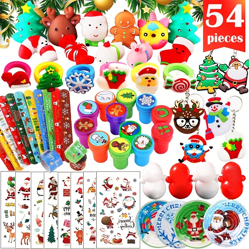 25 Pcs Christmas Party Favors for Kids, Xmas Drinking Straws Reusable, Christmas Party Supplies for Kids Birthday Party, Stocking Stuffers