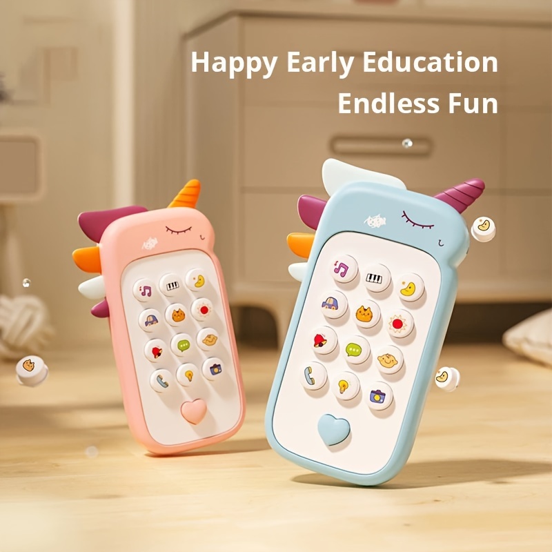 Juguetes para bebés de 6 a 12 meses, juguetes para bebés con música y luz  LED, juguete sensorial de desarrollo interactivo para niños y niñas