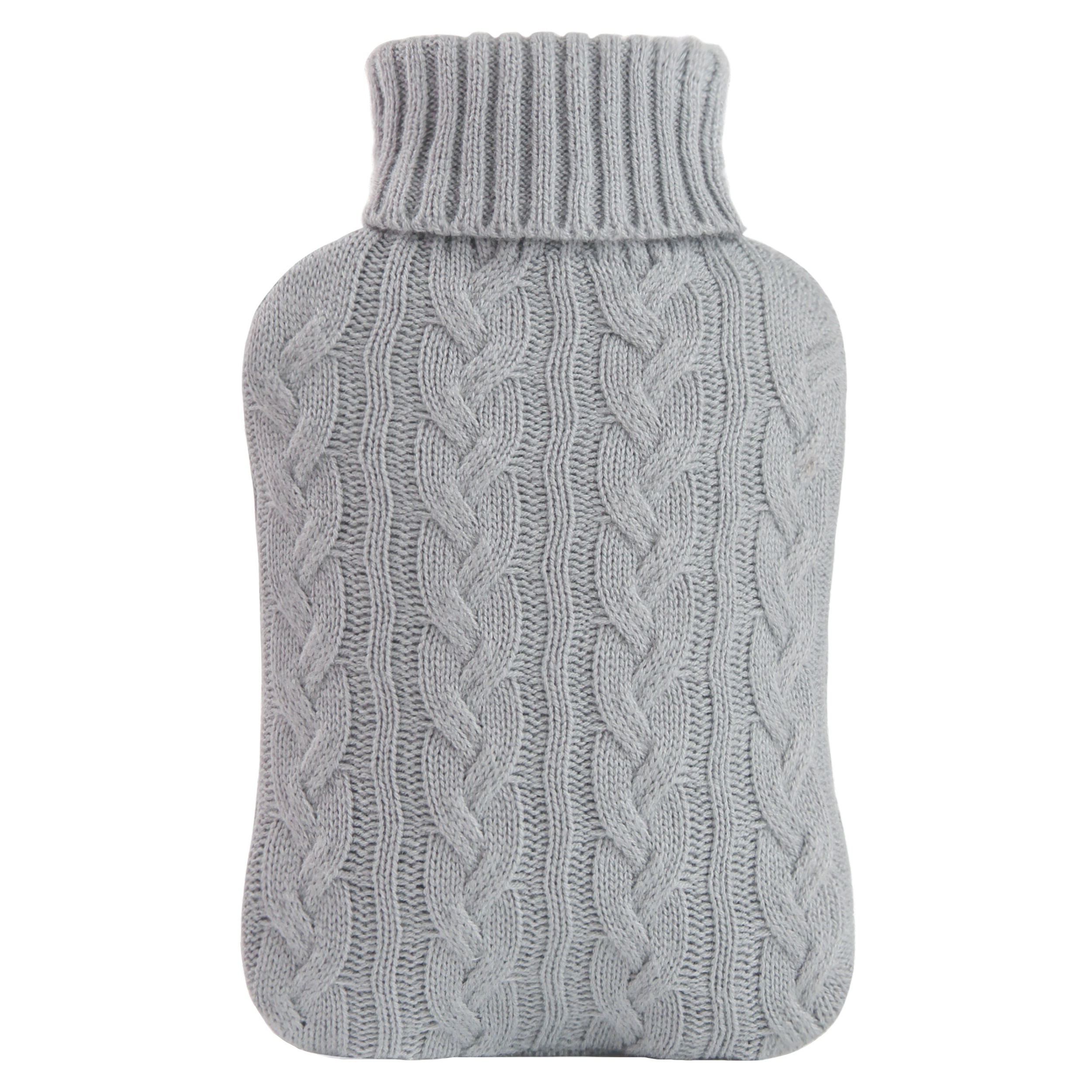 samply Hot Water Bottle with Knitted Cover, 2L Hot Water Bag for Hot and  Cold Compress, Hand Feet Warmer, Ideal for Menstrual Cramps, Neck and