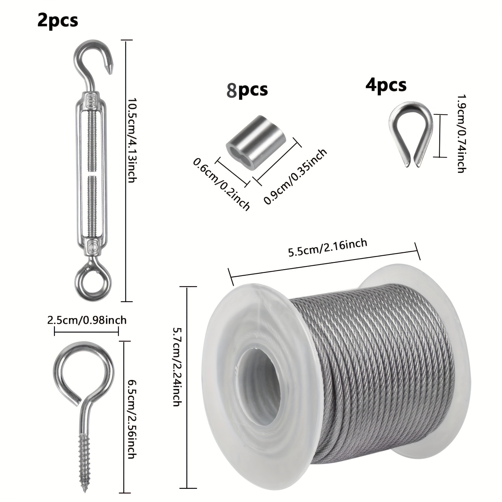 15 M Fil D'acier Corde Épaisse 2 Mm Ligne Lavage Extérieure - Temu