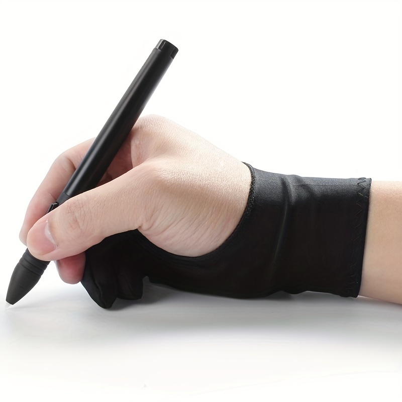 Two Finger Anti-fouling Glove Drawing Pen Graphic Tablet Pad For Artist  Glove ^