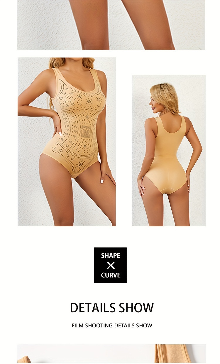 Seamless Shaping Bodysuit Tummy Control Butt Lifting Slimmer - Temu