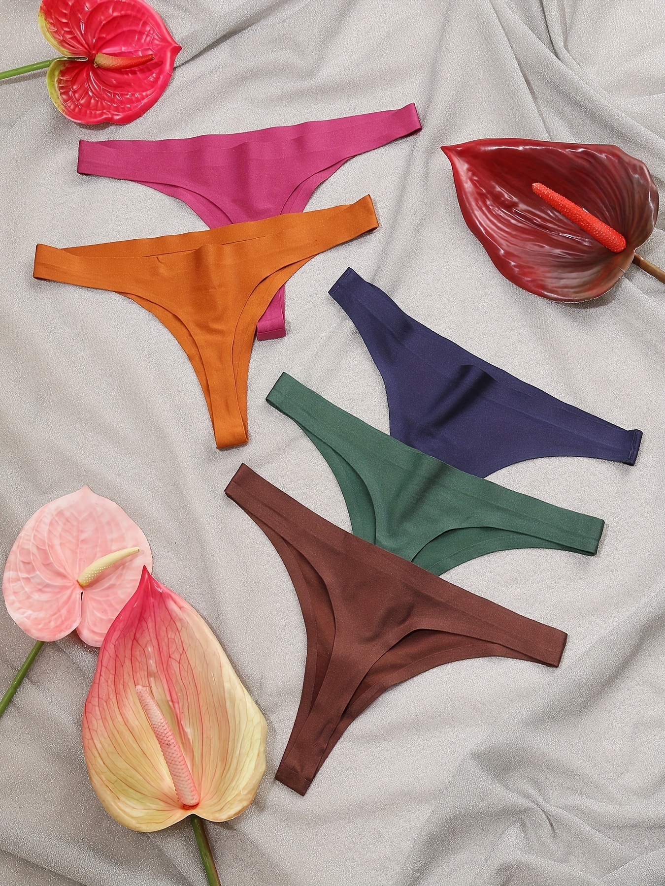 Seamless V shaped Thong Panties Soft Stretch Invisibles No - Temu