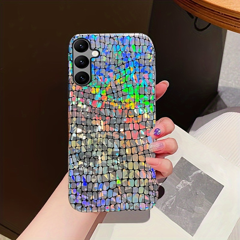 Cute Rainbow Laser Phone Case Galaxy S23 Ultra Plus - Temu