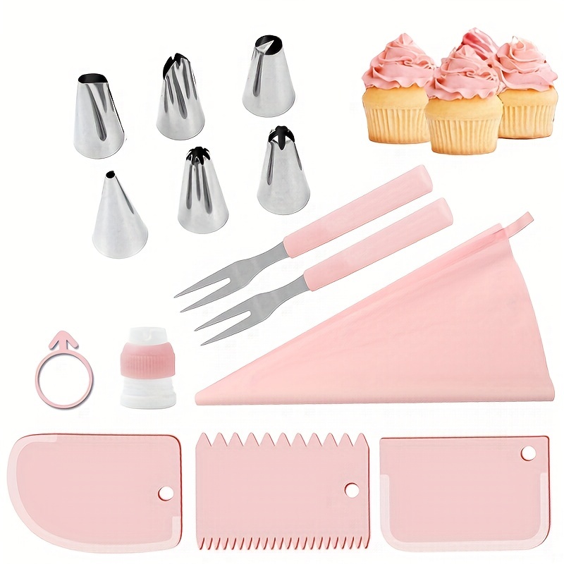 109pcs, Cake Decorating Supplies Kit For Beginners, Cupcake Decorating  Tools, Baking Supplies Set, Including Cake Turntable Stand, Piping Tips &  Bags