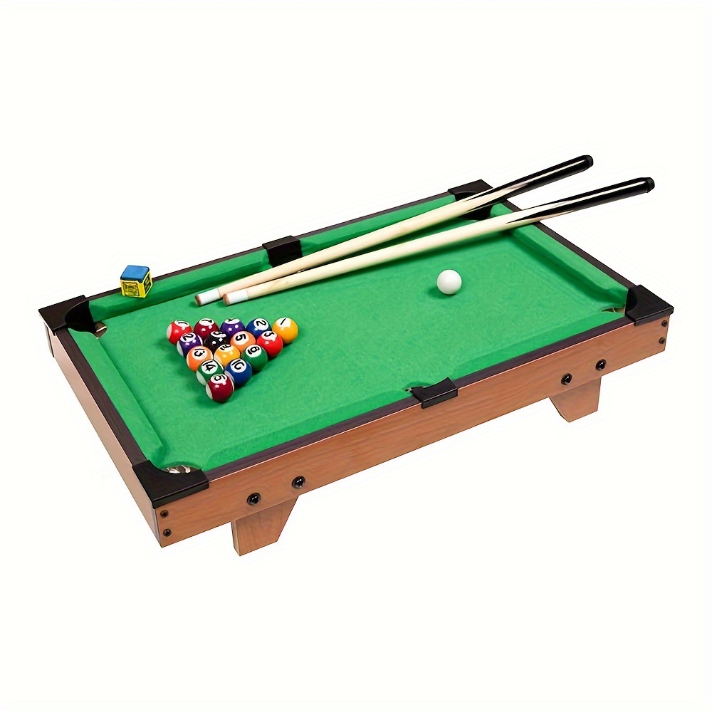 Tabletop Billiards Mini Desktop Pool Table Snooker Toy Educational Kids  Game Set