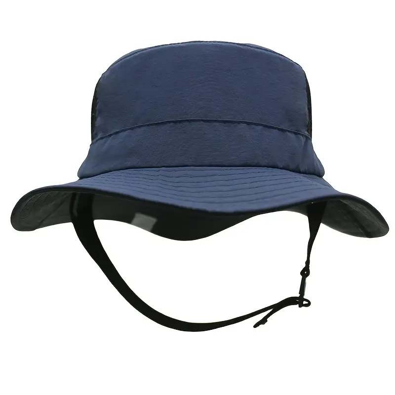 UPF50+ Sunscreen Bucket Hat, Waterproof Sun Hat With Adjustable Drawstring, Quick-drying Breathable Sun Protection Hat For Outdoor Fishing And