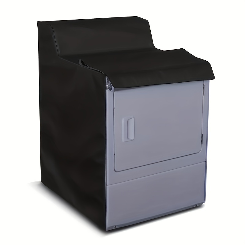 1pc 420d Pu Washing Machine Cover Washer Dryer Cover Fit Most Top Load