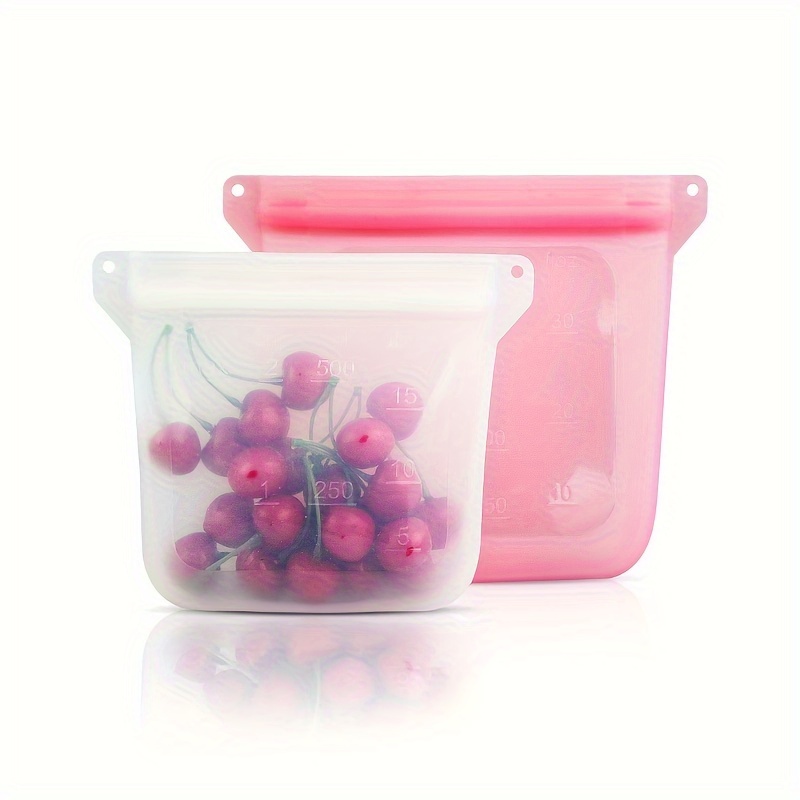 freshstorage bag microwave refrigerator food preservation sealed bag leak proof food grade silicone self sealing bag recycling storage bag details 11