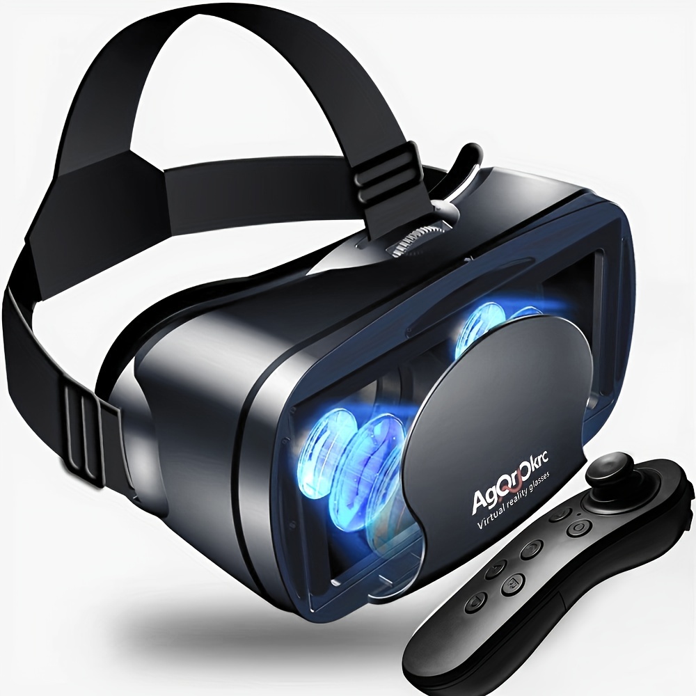 Vr Headset With Handles Free Returns Within 90 Days Temu