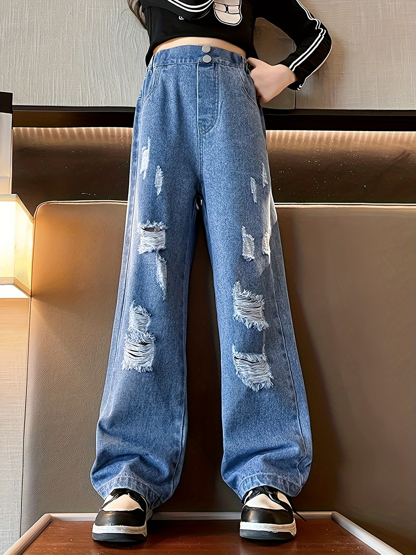 Baggy Jeans For Girls - Temu