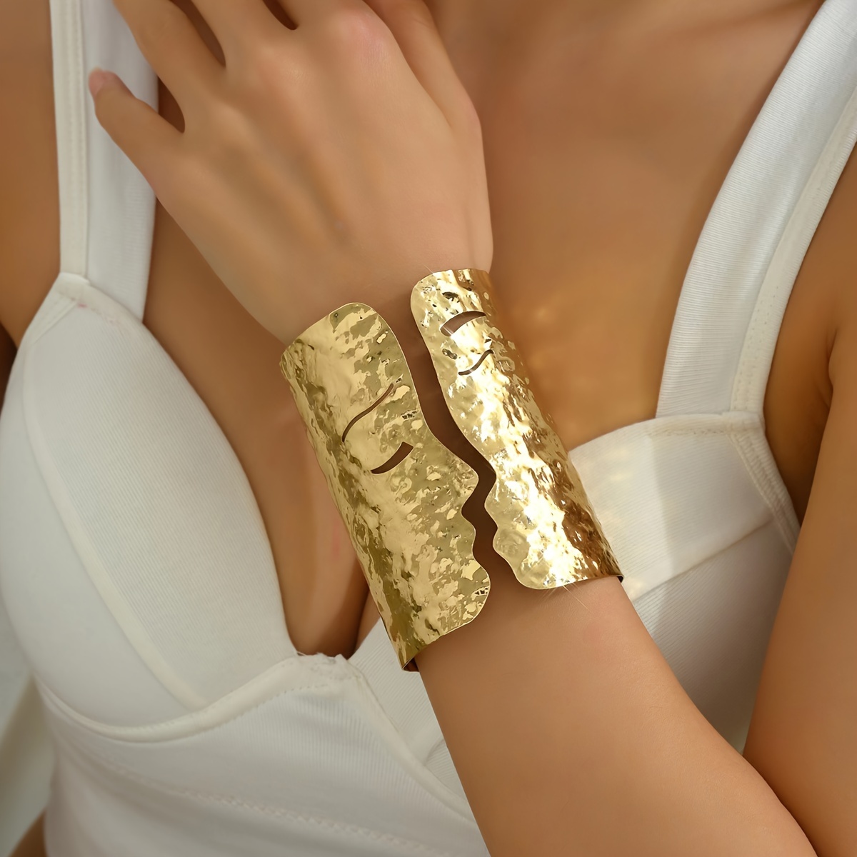 Golden Bracelets Women 14k Gold Plated Bracelets Women - Temu