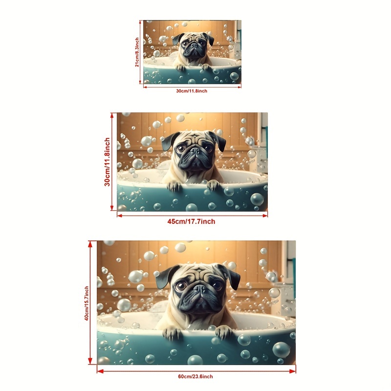 Pet-Wildlife Series Canvas Art - Pug love 12x18 - Multi - Bed Bath & Beyond  - 33605212