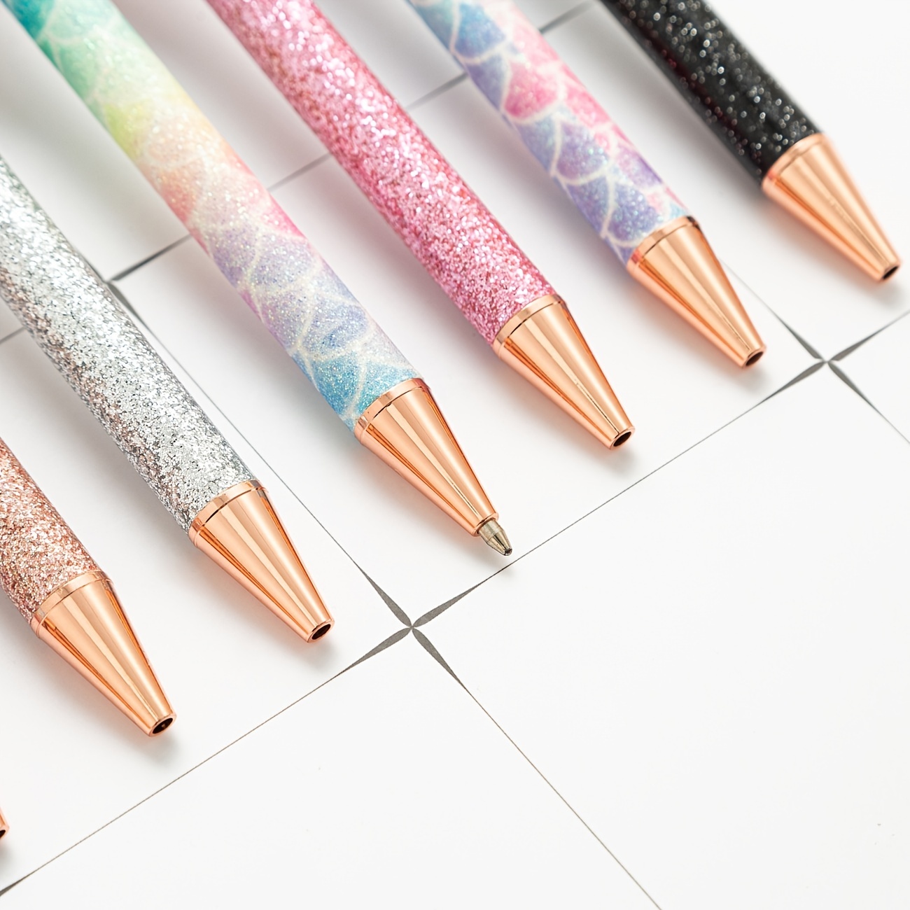  TAIKUU 久の物 9 PACK Fancy Cute Ballpoint Pen, Comfortable  Sparkle Pens with Replacement Refills, Medium Point 1.0 mm, Perfect for  Women Girls Waitresses and Adults for Gifts (Love Style) 