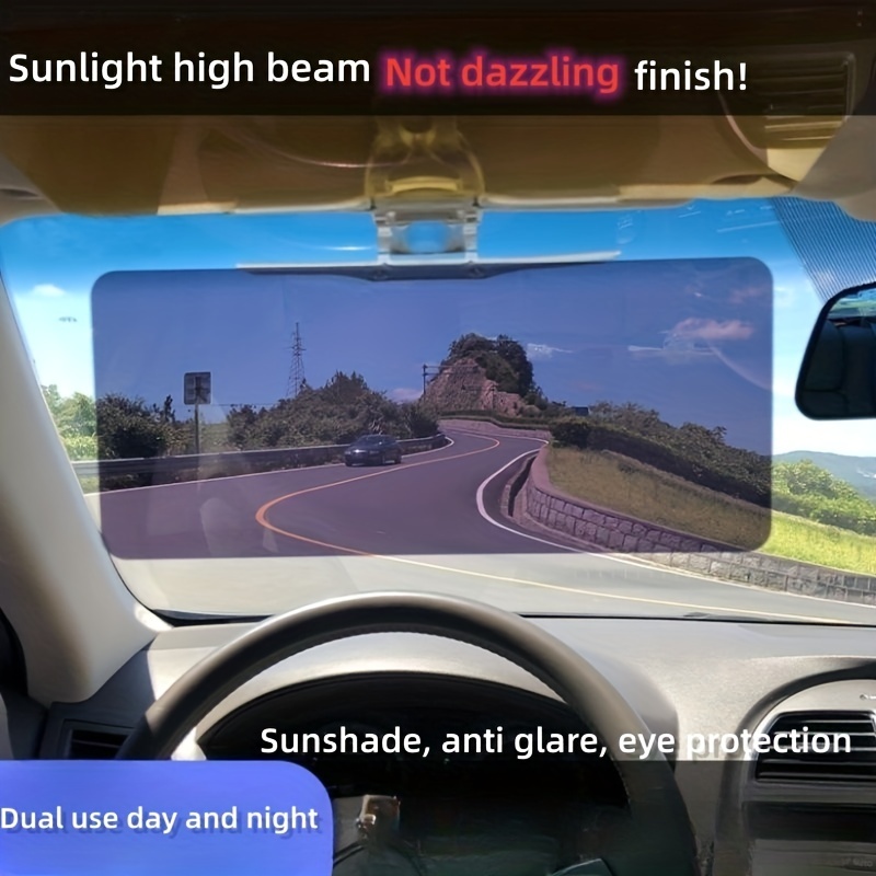 Sonnenblende Auto,Auto Sonnenblende Autozubehör Auto Tag und Nacht Dual-Use- Anti-Glare Spiegel Sonnenblende Nachtsicht-Auto-Fahrer-Schutzbrillen 28-3b  : : Auto & Motorrad