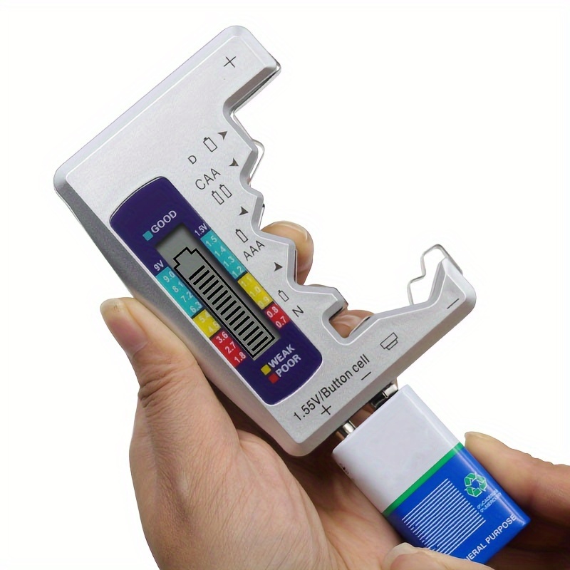 Testeur compact pour piles boutons alcalines et lithium ANSMANN / MEGA-PILES