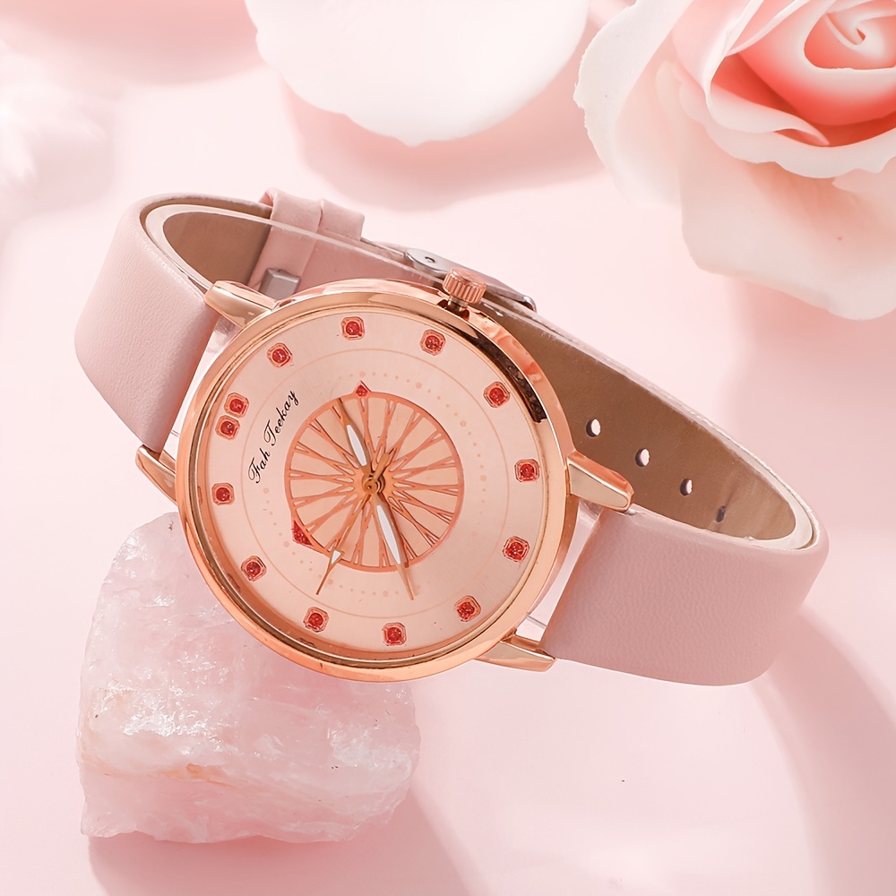 Relojes Mujer Marca Moda Lujo Reloj Mujer Reloj Cuero Mujer - Temu