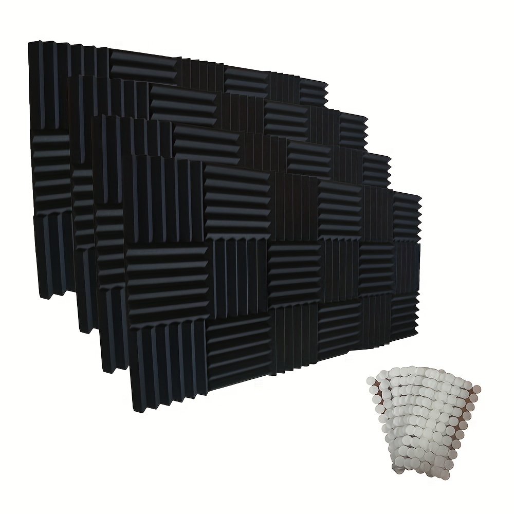 Acoustic Sound Absorbing Foam Panels Wedge Studio - Temu