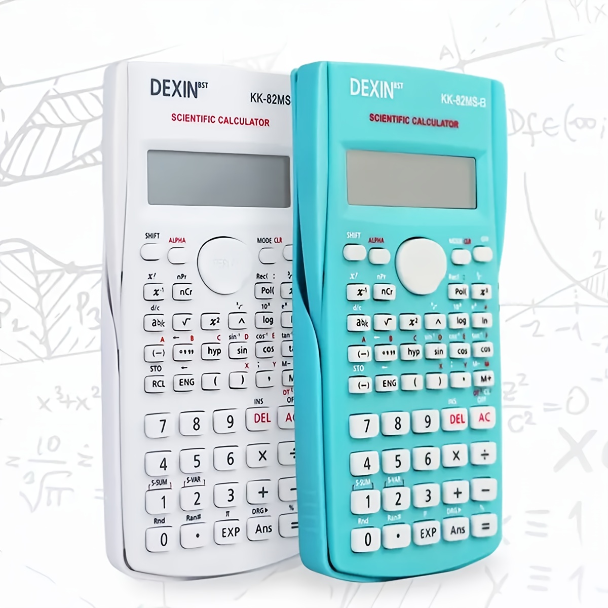 Calculatrice scientifique Affichage 2 lignes 10 chiffres Calculatrice  multifonction pour étudiants enseignants ingénieurs